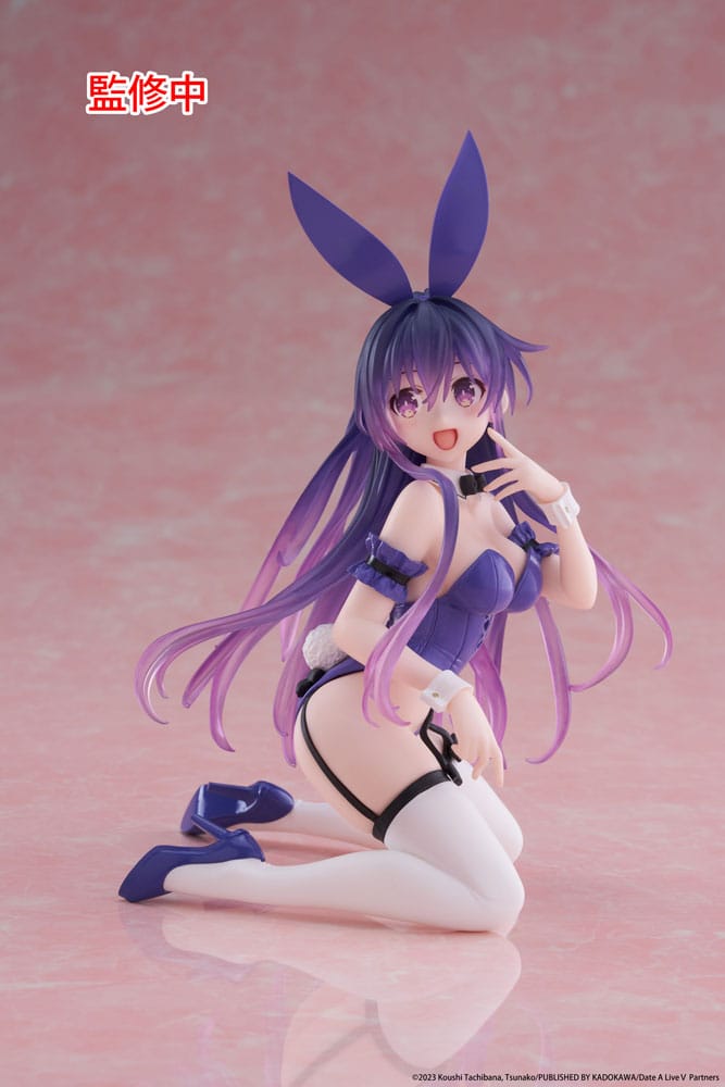 Date A Live V PVC Statue Desktop Cute Figure Tohka Yatogami Bunny Ver. 13 cm Prizefiguren Yokina