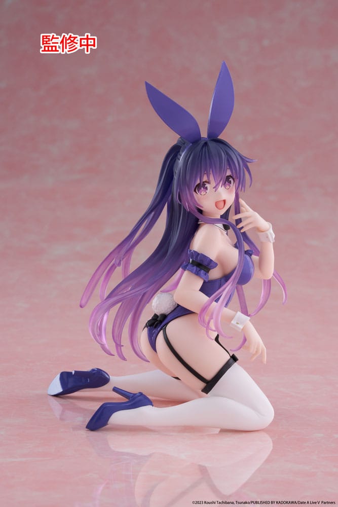 Date A Live V PVC Statue Desktop Cute Figure Tohka Yatogami Bunny Ver. 13 cm Prizefiguren Yokina