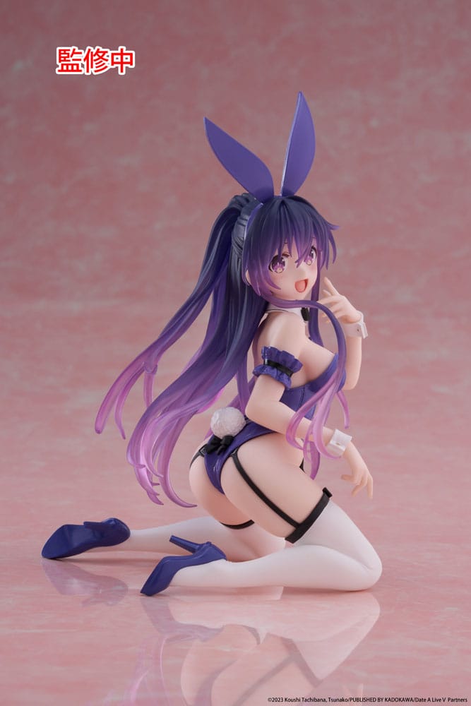 Date A Live V PVC Statue Desktop Cute Figure Tohka Yatogami Bunny Ver. 13 cm Prizefiguren Yokina
