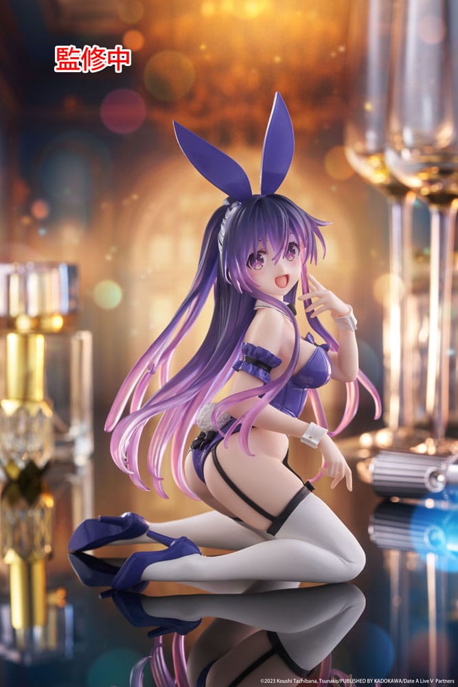 Date A Live V PVC Statue Desktop Cute Figure Tohka Yatogami Bunny Ver. 13 cm Prizefiguren Yokina
