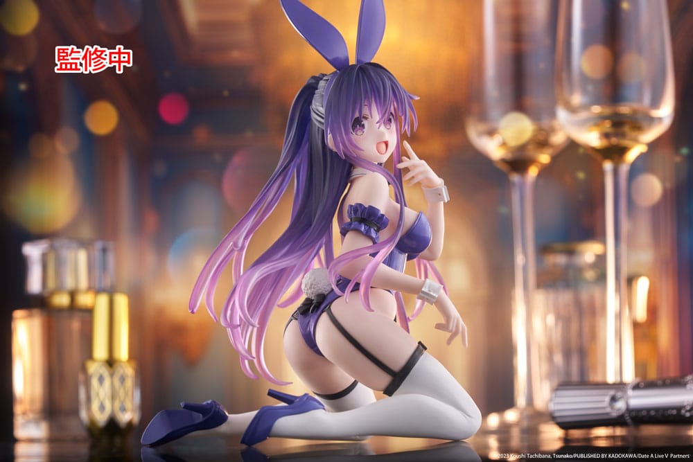 Date A Live V PVC Statue Desktop Cute Figure Tohka Yatogami Bunny Ver. 13 cm Prizefiguren Yokina