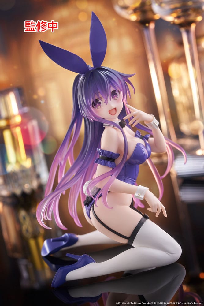 Date A Live V PVC Statue Desktop Cute Figure Tohka Yatogami Bunny Ver. 13 cm Prizefiguren Yokina