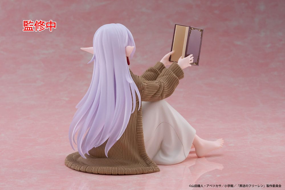 Frieren: Beyond Journey's End PVC Statue Desktop Cute Figure Frieren Roomwear Ver. 13 cm Prizefiguren Yokina