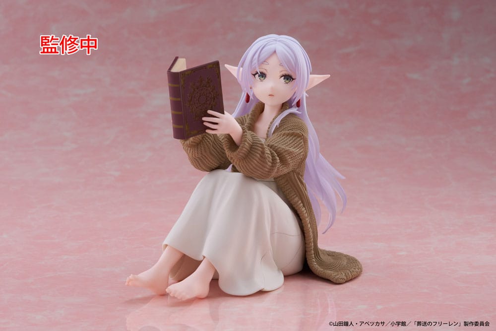 Frieren: Beyond Journey's End PVC Statue Desktop Cute Figure Frieren Roomwear Ver. 13 cm Prizefiguren Yokina