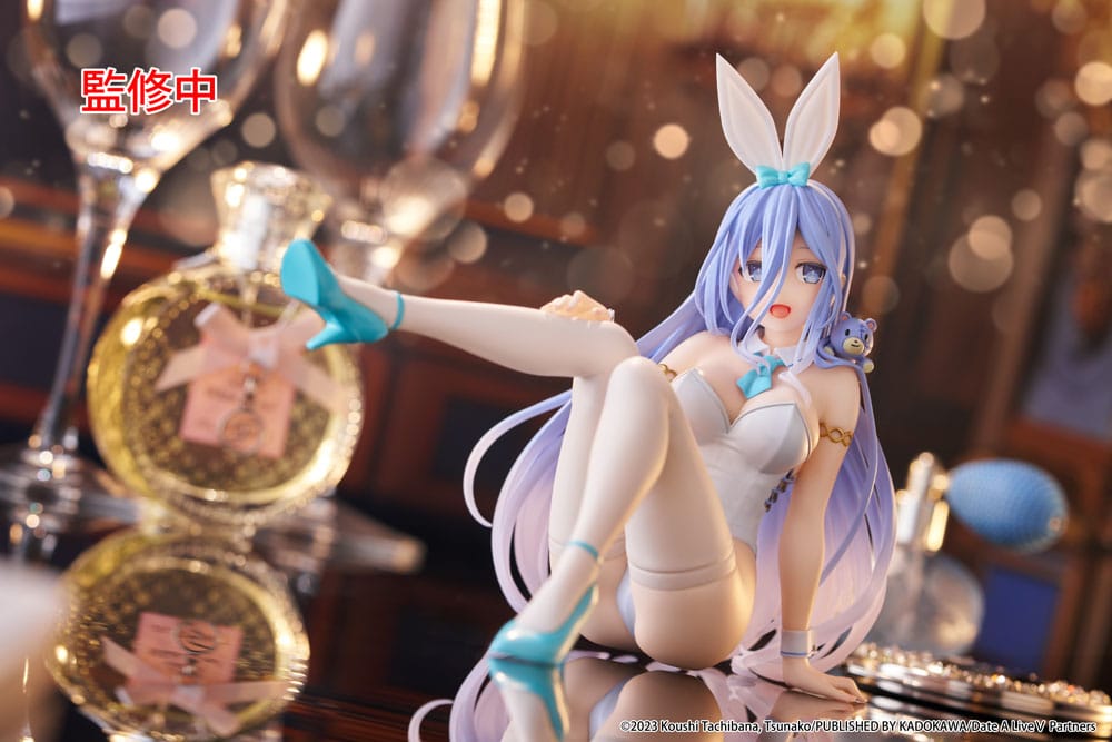 Date A Live V PVC Statue Desktop Cute Figure Mio Takamiya Bunny Ver. 13 cm Prizefiguren Yokina