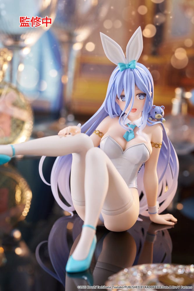 Date A Live V PVC Statue Desktop Cute Figure Mio Takamiya Bunny Ver. 13 cm Prizefiguren Yokina