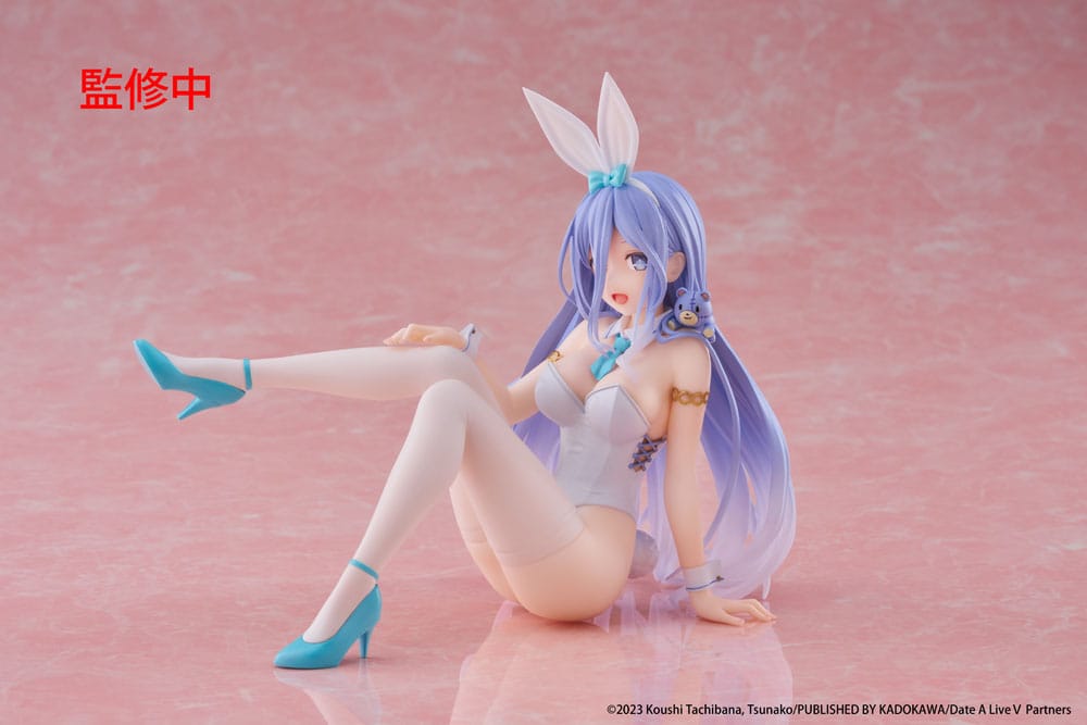 Date A Live V PVC Statue Desktop Cute Figure Mio Takamiya Bunny Ver. 13 cm Prizefiguren Yokina