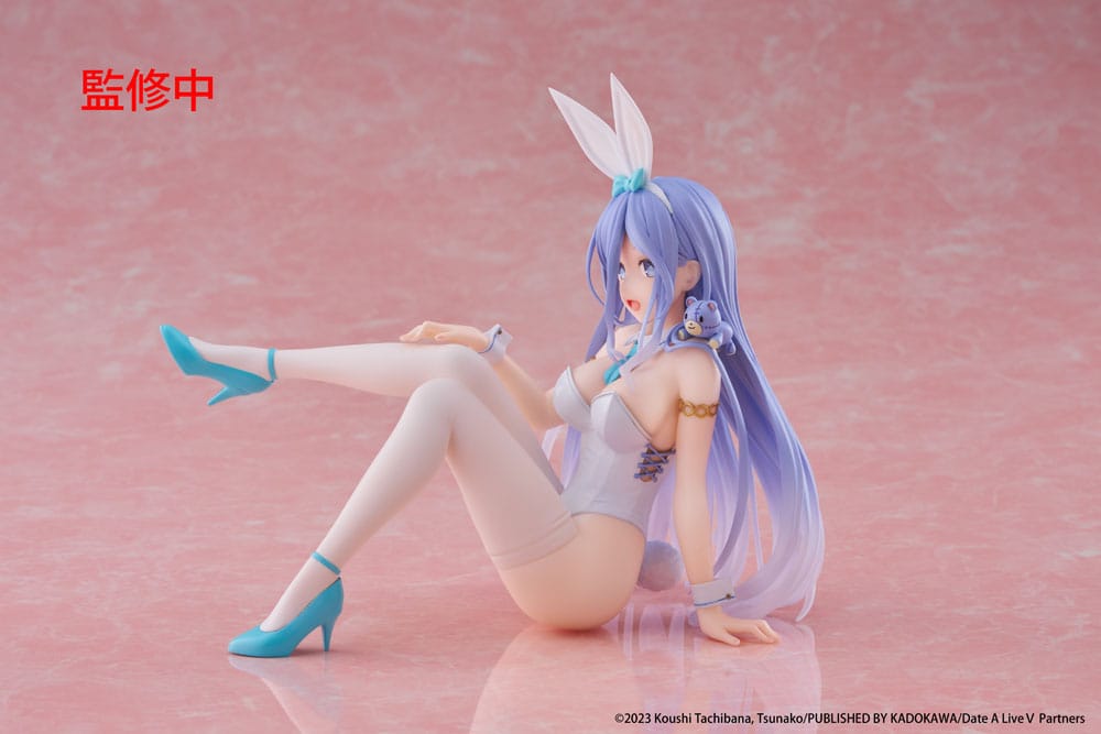 Date A Live V PVC Statue Desktop Cute Figure Mio Takamiya Bunny Ver. 13 cm Prizefiguren Yokina