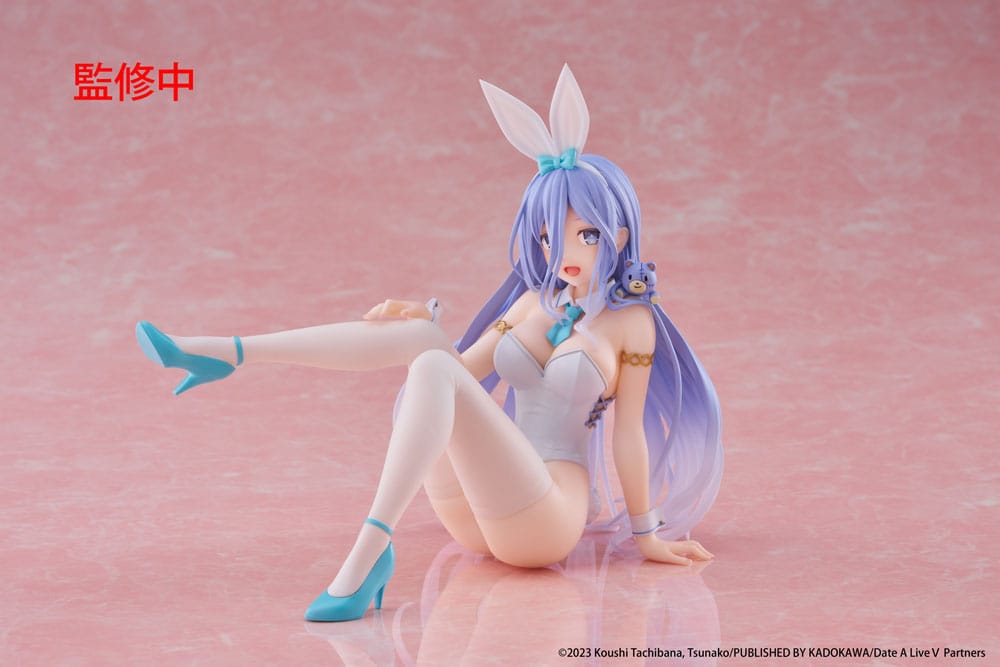 Date A Live V PVC Statue Desktop Cute Figure Mio Takamiya Bunny Ver. 13 cm Prizefiguren Yokina