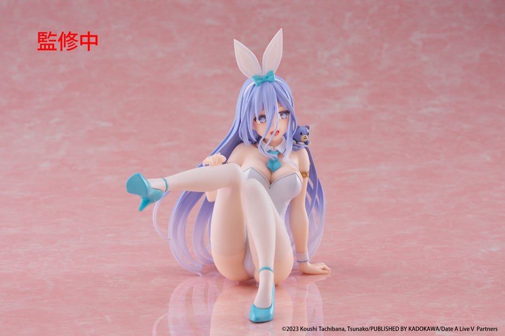 Date A Live V PVC Statue Desktop Cute Figure Mio Takamiya Bunny Ver. 13 cm Prizefiguren Yokina