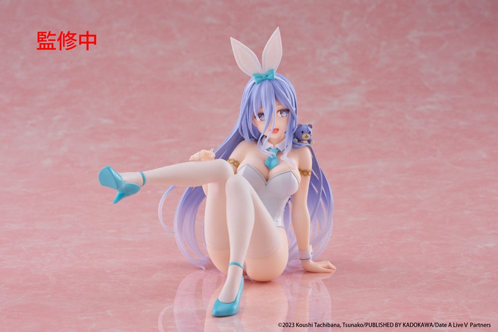 Date A Live V PVC Statue Desktop Cute Figure Mio Takamiya Bunny Ver. 13 cm Prizefiguren Yokina