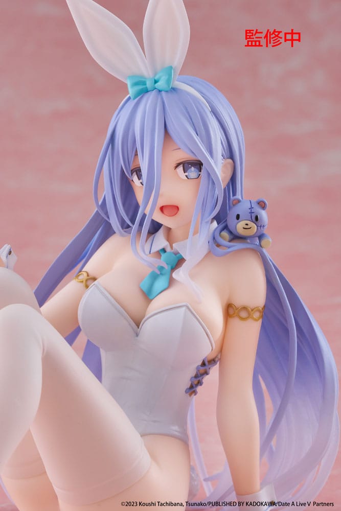 Date A Live V PVC Statue Desktop Cute Figure Mio Takamiya Bunny Ver. 13 cm Prizefiguren Yokina
