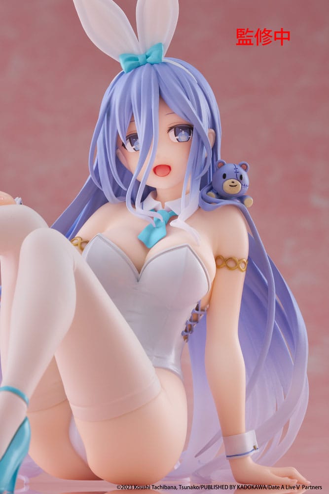 Date A Live V PVC Statue Desktop Cute Figure Mio Takamiya Bunny Ver. 13 cm Prizefiguren Yokina