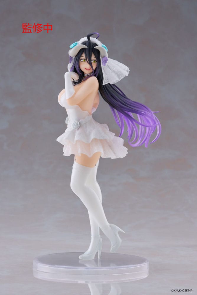 Overlord Coreful PVC Statue Albedo Wedding Ver. 18 cm Prizefiguren Yokina