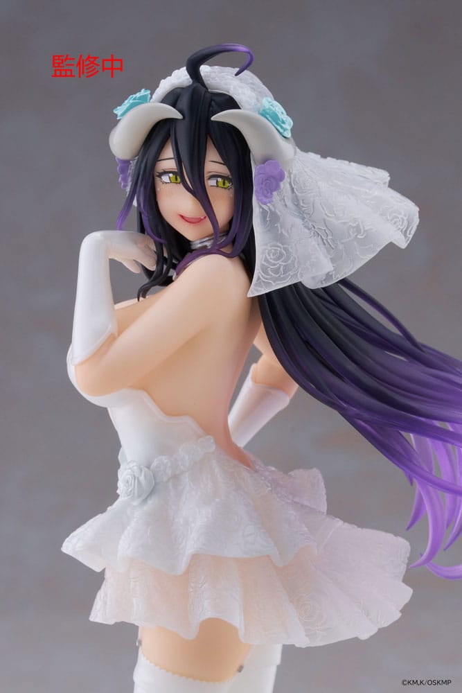 Overlord Coreful PVC Statue Albedo Wedding Ver. 18 cm Prizefiguren Yokina