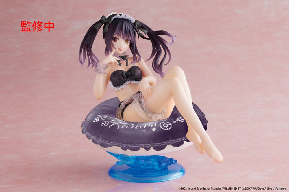 Date A Live IV PVC Statue Aqua Float Girls Figure Kurumi Tokisaki Renewal Edition 10 cm Prizefiguren Yokina
