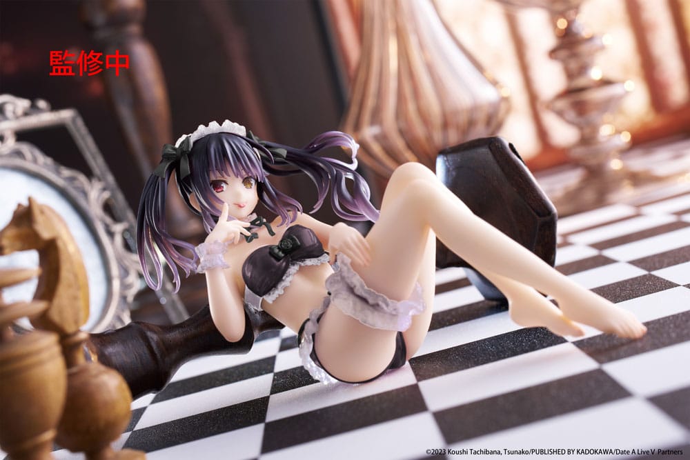 Date A Live IV PVC Statue Aqua Float Girls Figure Kurumi Tokisaki Renewal Edition 10 cm Prizefiguren Yokina