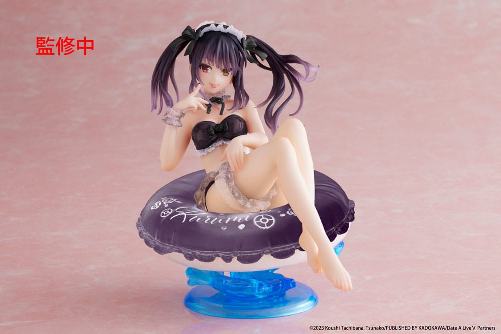 Date A Live IV PVC Statue Aqua Float Girls Figure Kurumi Tokisaki Renewal Edition 10 cm Prizefiguren Yokina