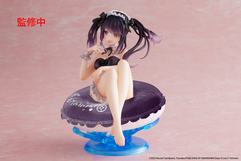 Date A Live IV PVC Statue Aqua Float Girls Figure Kurumi Tokisaki Renewal Edition 10 cm Prizefiguren Yokina