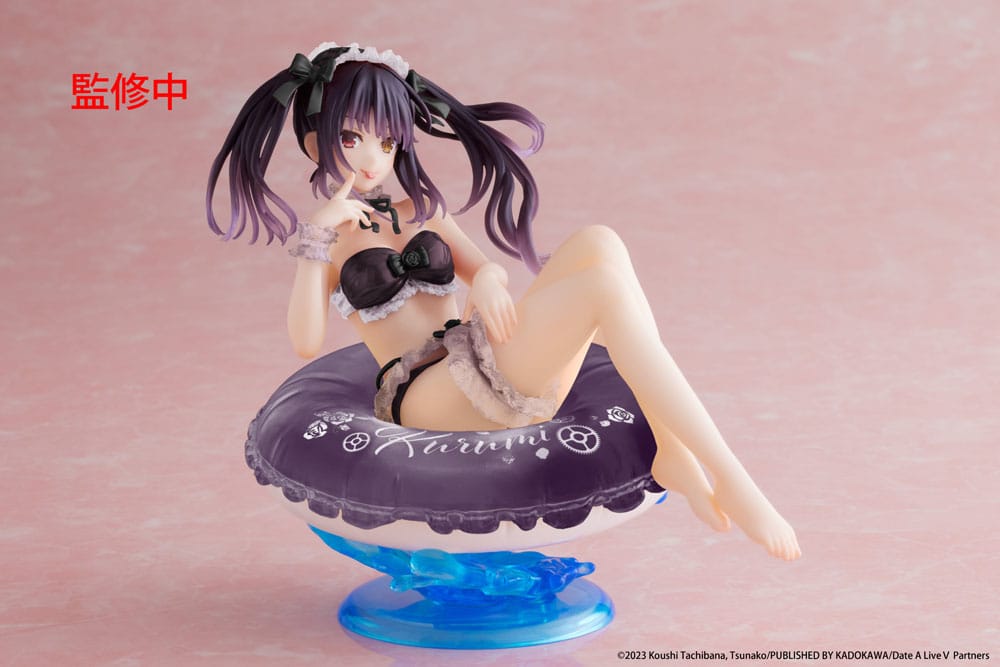 Date A Live IV PVC Statue Aqua Float Girls Figure Kurumi Tokisaki Renewal Edition 10 cm Prizefiguren Yokina