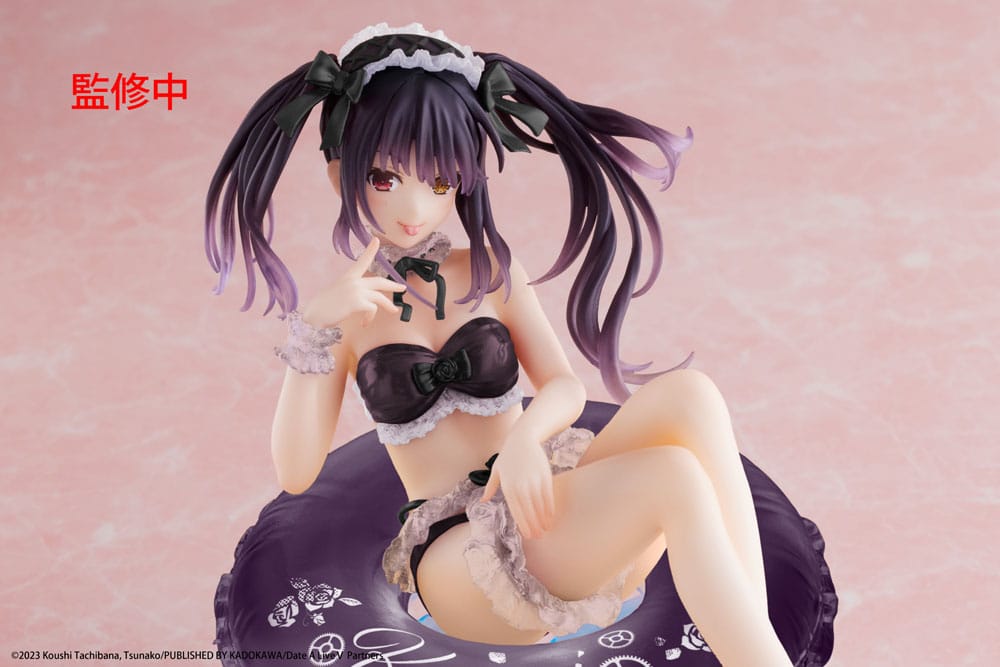 Date A Live IV PVC Statue Aqua Float Girls Figure Kurumi Tokisaki Renewal Edition 10 cm Prizefiguren Yokina