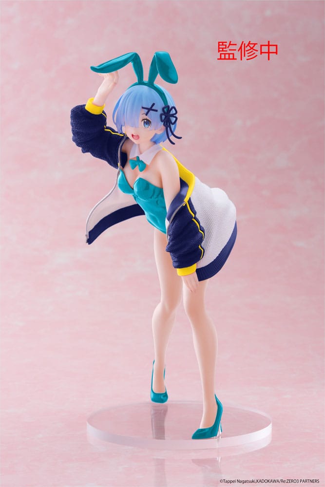 Re:Zero Starting Life in Another World Coreful PVC Statue Rem (Jacket Bunny Ver.) Renewal 18 cm Prizefiguren Yokina