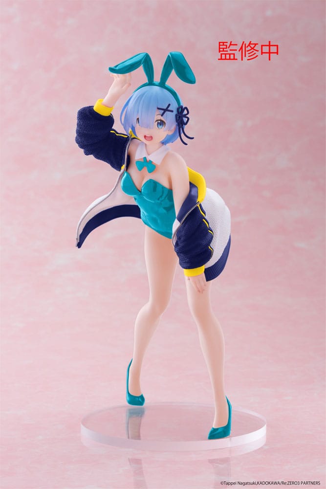 Re:Zero Starting Life in Another World Coreful PVC Statue Rem (Jacket Bunny Ver.) Renewal 18 cm Prizefiguren Yokina
