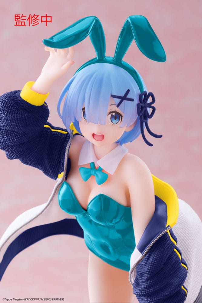 Re:Zero Starting Life in Another World Coreful PVC Statue Rem (Jacket Bunny Ver.) Renewal 18 cm Prizefiguren Yokina