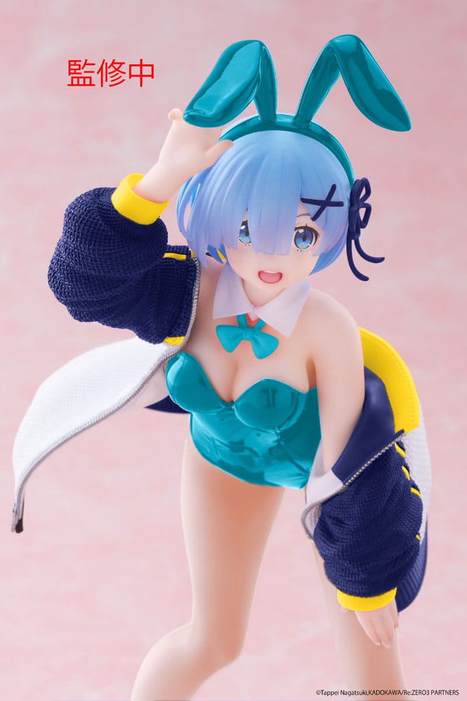 Re:Zero Starting Life in Another World Coreful PVC Statue Rem (Jacket Bunny Ver.) Renewal 18 cm Prizefiguren Yokina