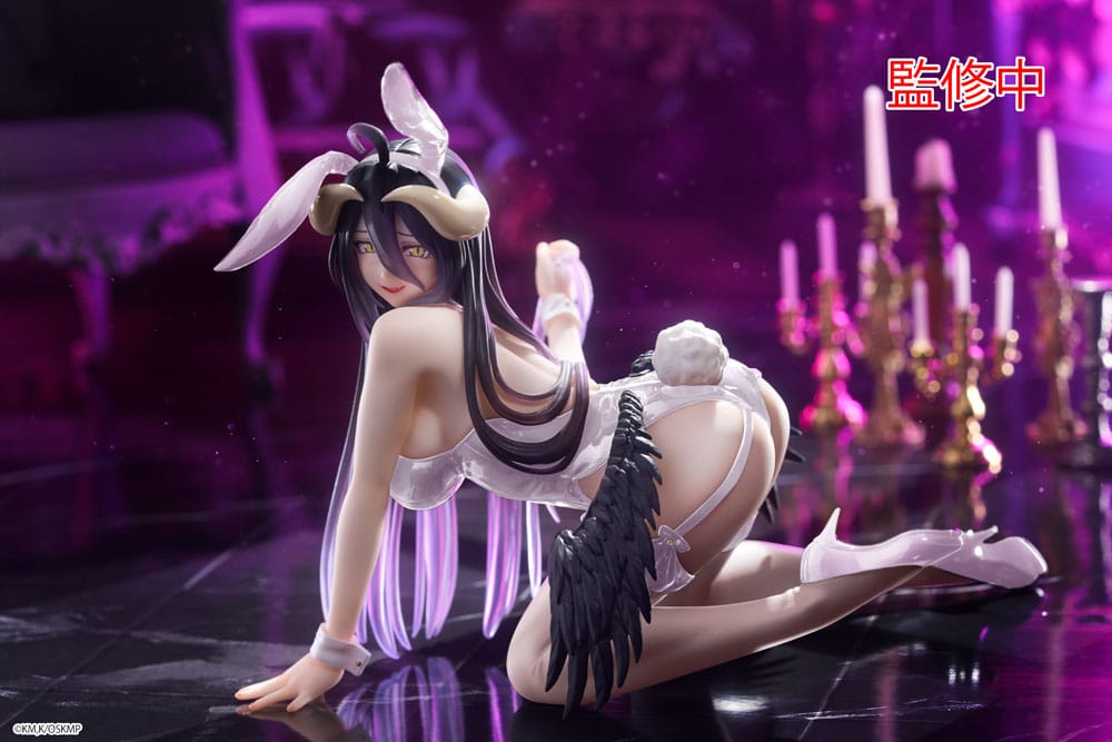Overlord Desktop Cute PVC Statue Albedo (Bunny Ver.) Renewal 13 cm Prizefiguren Yokina