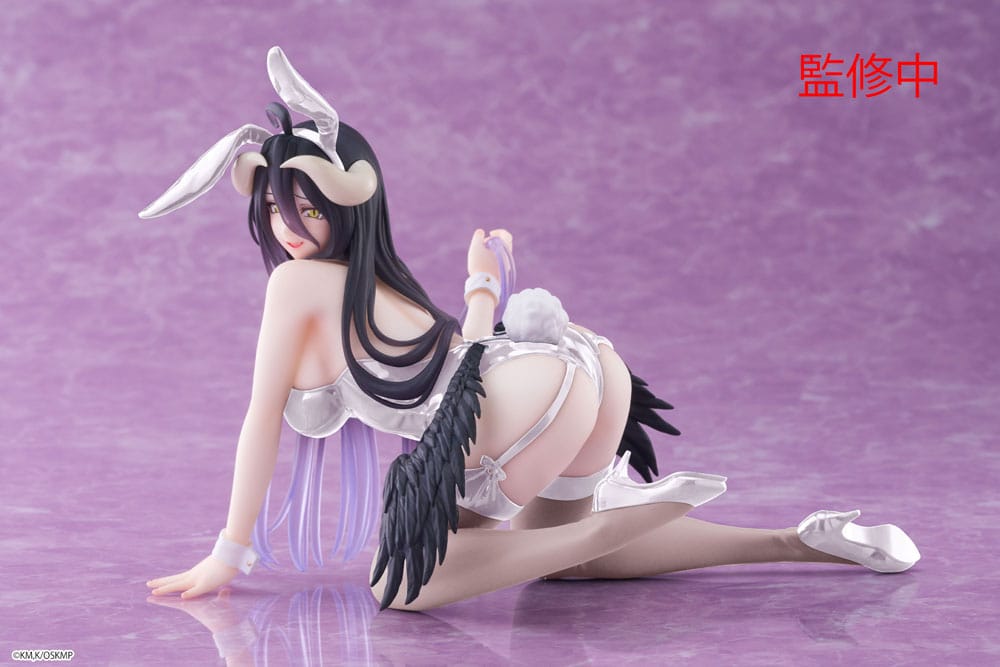 Overlord Desktop Cute PVC Statue Albedo (Bunny Ver.) Renewal 13 cm Prizefiguren Yokina