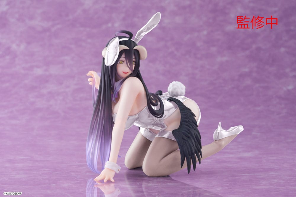Overlord Desktop Cute PVC Statue Albedo (Bunny Ver.) Renewal 13 cm Prizefiguren Yokina