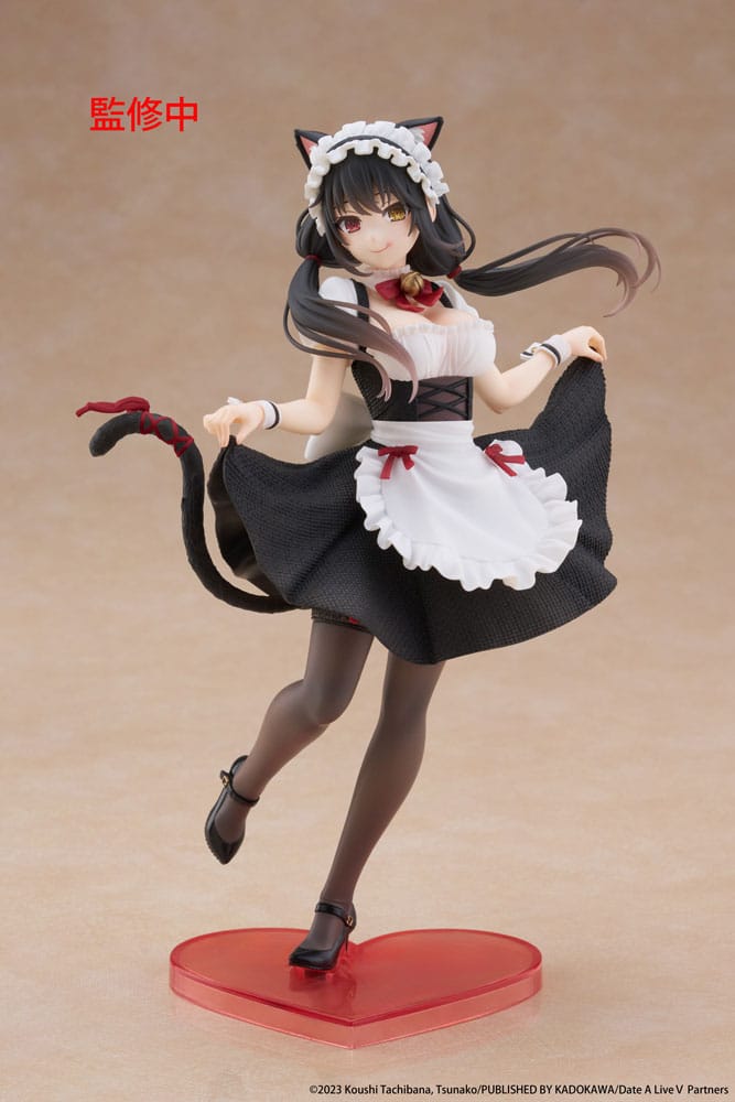 Date A Live V Coreful PVC Statue Kurumi Tokisaki Cat Ear Maid Ver. 18 cm Prizefiguren Yokina