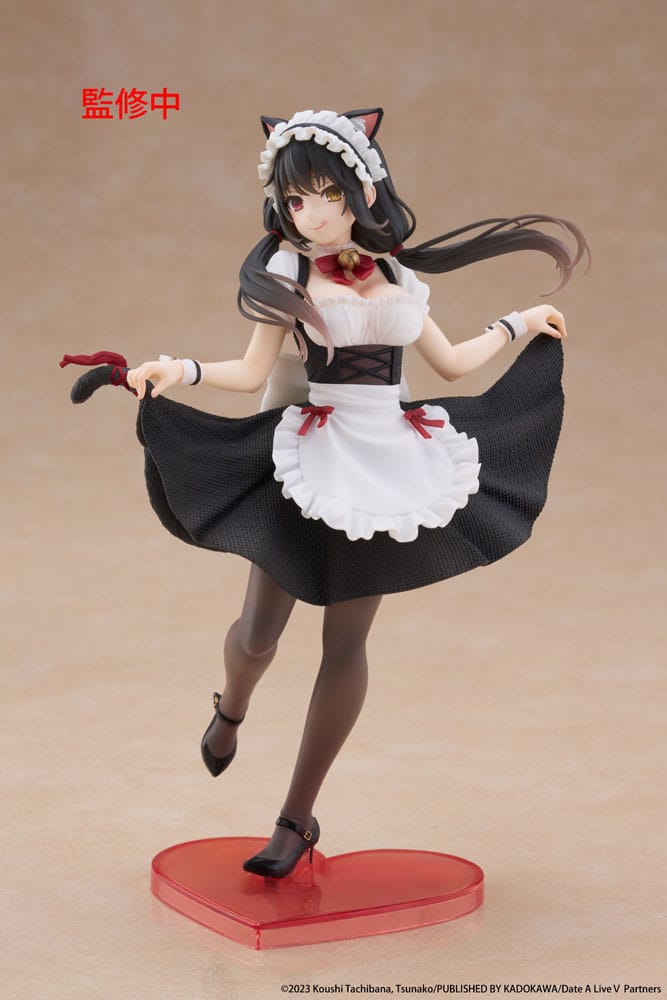 Date A Live V Coreful PVC Statue Kurumi Tokisaki Cat Ear Maid Ver. 18 cm Prizefiguren Yokina