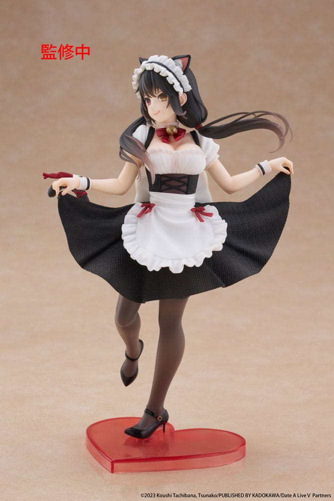 Date A Live V Coreful PVC Statue Kurumi Tokisaki Cat Ear Maid Ver. 18 cm Prizefiguren Yokina
