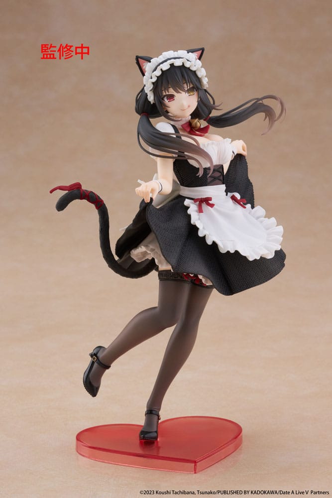 Date A Live V Coreful PVC Statue Kurumi Tokisaki Cat Ear Maid Ver. 18 cm Prizefiguren Yokina