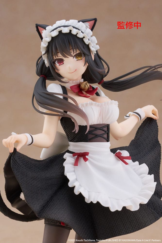 Date A Live V Coreful PVC Statue Kurumi Tokisaki Cat Ear Maid Ver. 18 cm Prizefiguren Yokina