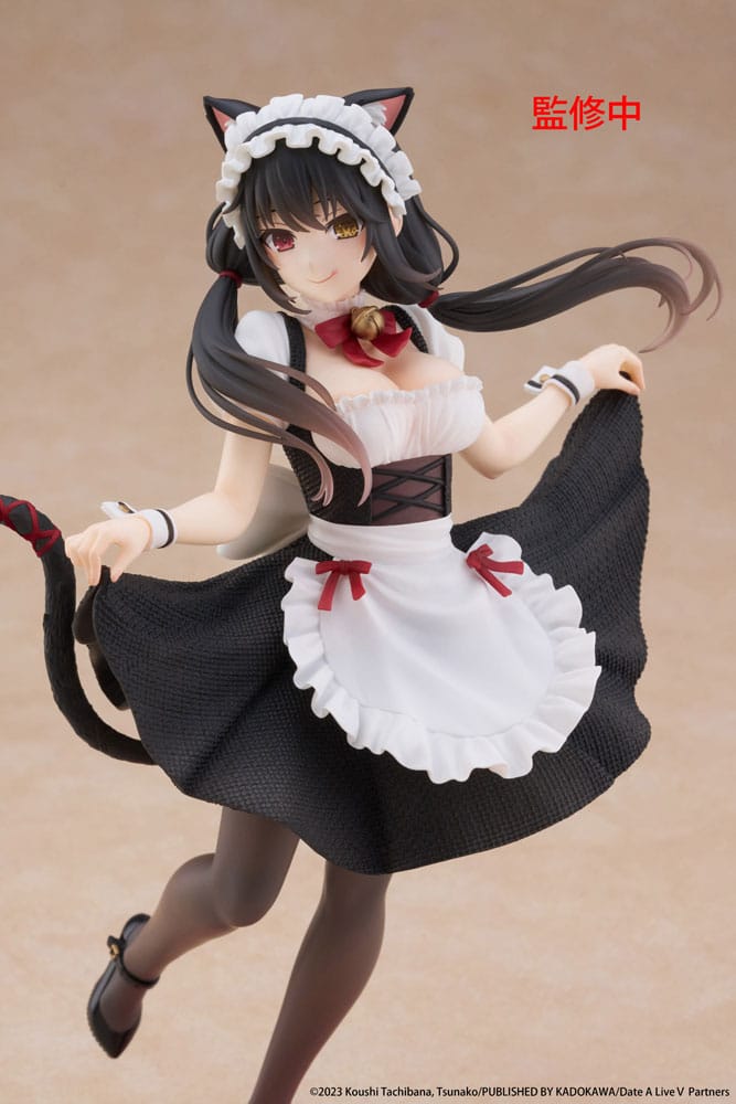 Date A Live V Coreful PVC Statue Kurumi Tokisaki Cat Ear Maid Ver. 18 cm Prizefiguren Yokina