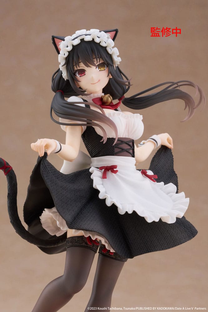 Date A Live V Coreful PVC Statue Kurumi Tokisaki Cat Ear Maid Ver. 18 cm Prizefiguren Yokina