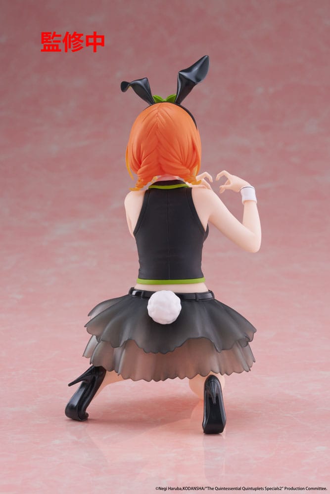 The Quintessential Quintuplets 3 PVC Statue Desktop Cute Figure Yotsuba Nakano (Bunny Ver.) 13 cm Prizefiguren Yokina