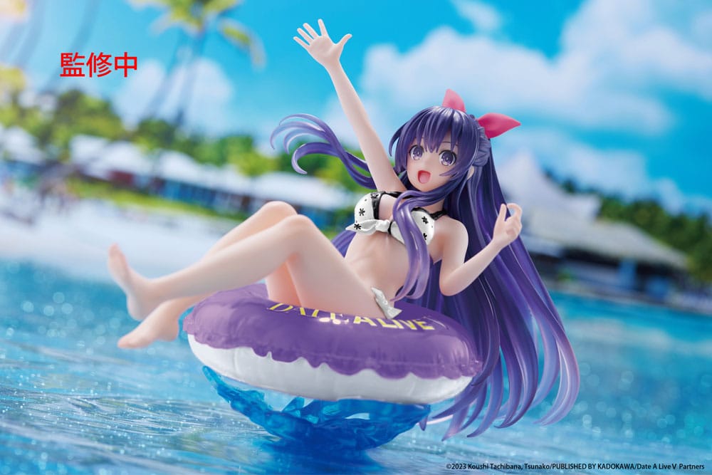 Date A Live V Aqua Float Girls PVC Statue Tohka Yatogami Renewal 10 cm Prizefiguren Yokina