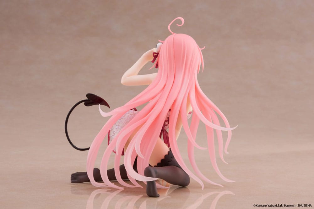 To Love-Ru Darkness PVC Statue Desktop Cute Figure Lala Chinese Dress Ver. 13 cm Prizefiguren Yokina