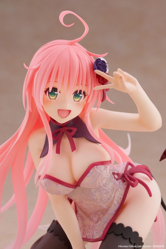 To Love-Ru Darkness PVC Statue Desktop Cute Figure Lala Chinese Dress Ver. 13 cm Prizefiguren Yokina