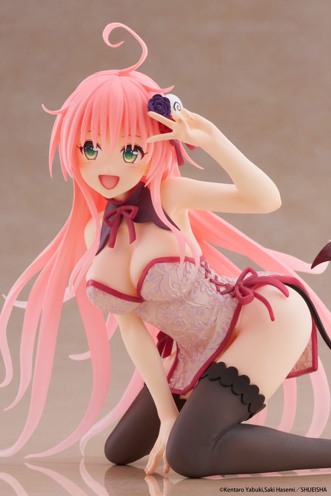 To Love-Ru Darkness PVC Statue Desktop Cute Figure Lala Chinese Dress Ver. 13 cm Prizefiguren Yokina