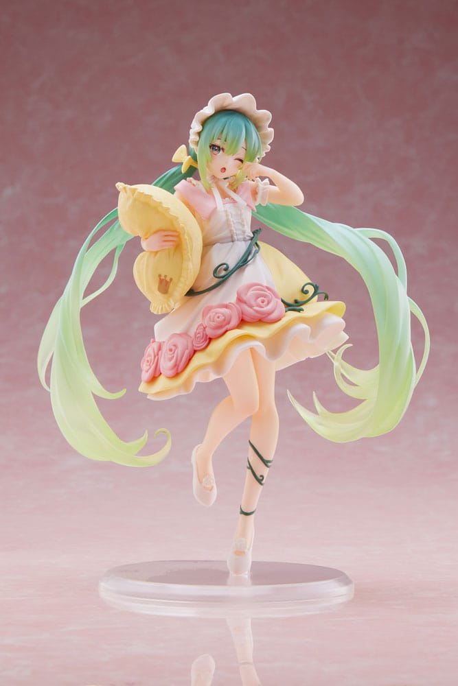 Hatsune Miku PVC Statue Hatsune Miku Wonderland Sleeping Beauty Reissue 18 cm Prizefiguren Yokina