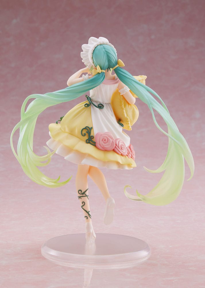 Hatsune Miku PVC Statue Hatsune Miku Wonderland Sleeping Beauty Reissue 18 cm Prizefiguren Yokina