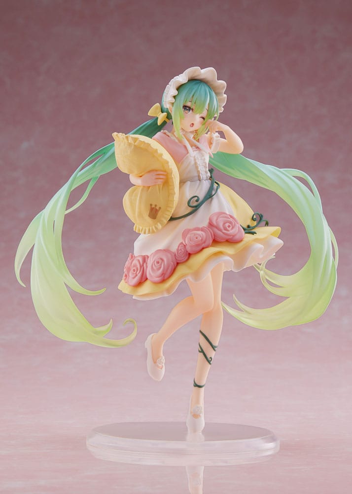 Hatsune Miku PVC Statue Hatsune Miku Wonderland Sleeping Beauty Reissue 18 cm Prizefiguren Yokina