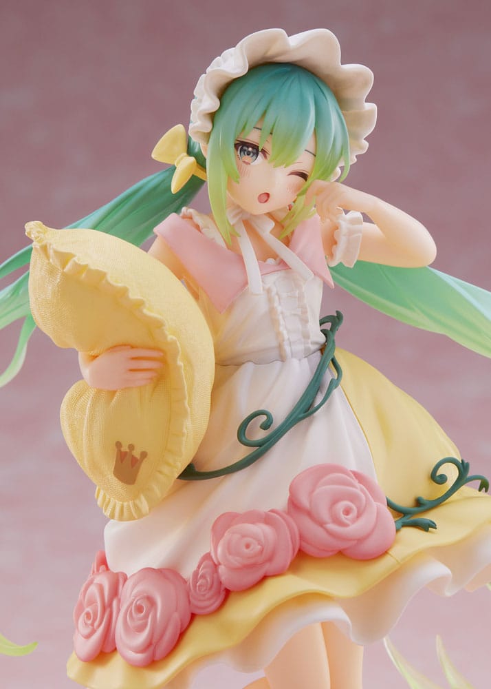 Hatsune Miku PVC Statue Hatsune Miku Wonderland Sleeping Beauty Reissue 18 cm Prizefiguren Yokina
