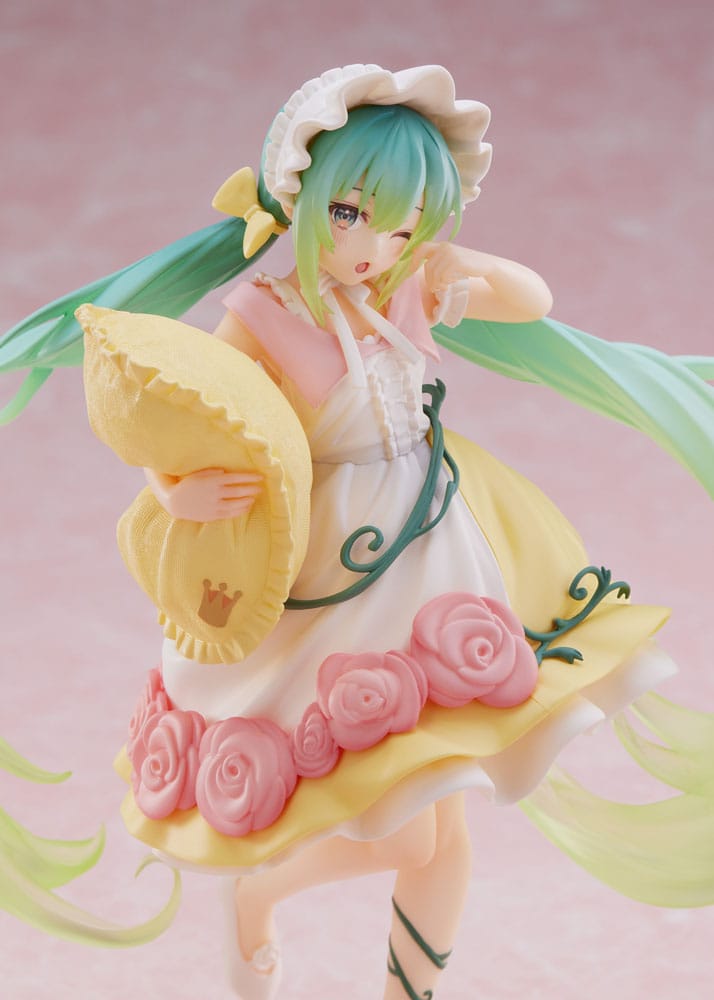 Hatsune Miku PVC Statue Hatsune Miku Wonderland Sleeping Beauty Reissue 18 cm Prizefiguren Yokina