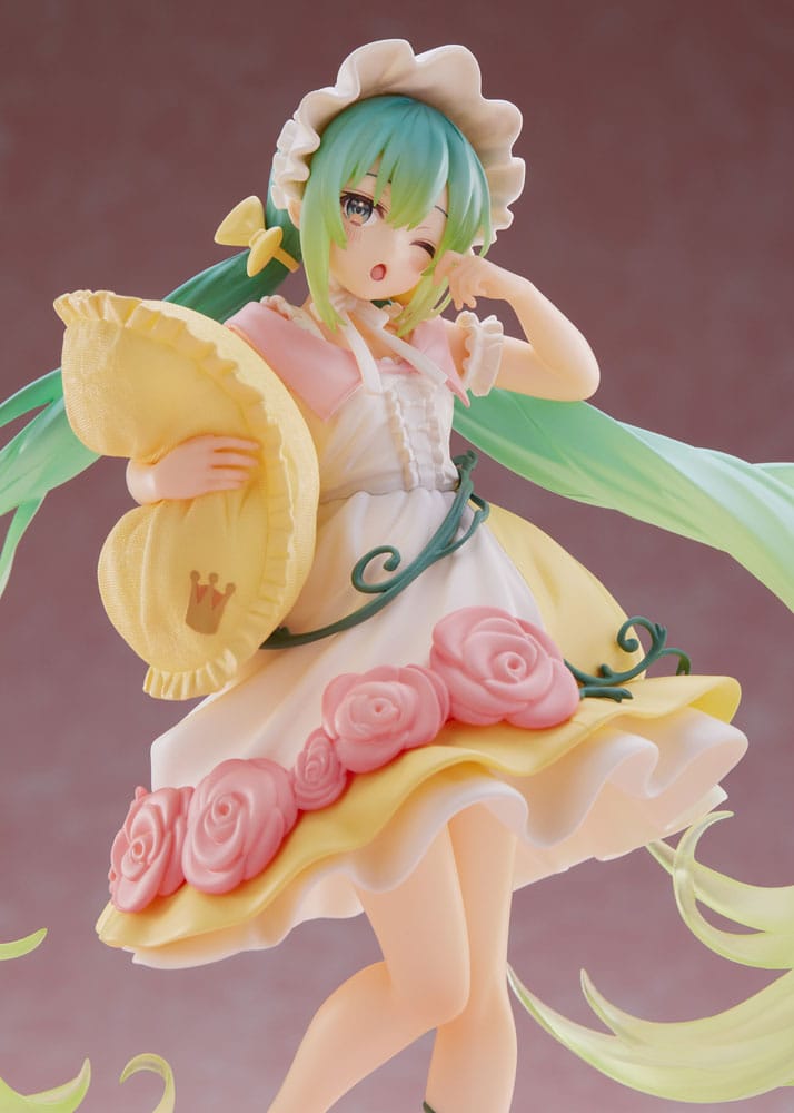 Hatsune Miku PVC Statue Hatsune Miku Wonderland Sleeping Beauty Reissue 18 cm Prizefiguren Yokina